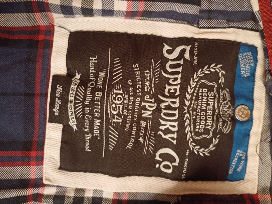 Koszula w kratę super dry