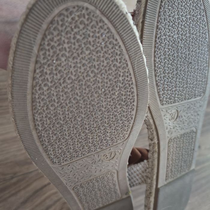 Espadryle sandały baleriny brązowe nowe