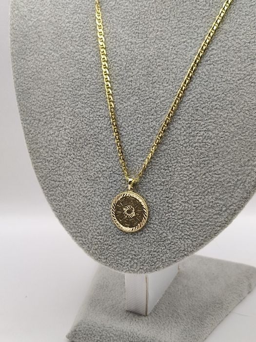 Złota Zawieszka Wzór Grecki Pr.585 Nowa Zapraszamy