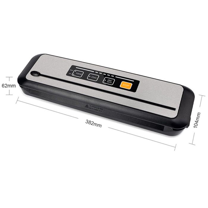 Вакууматор VS6621 кухонний 110 Вт 60 кПа + пакети для вакууматора