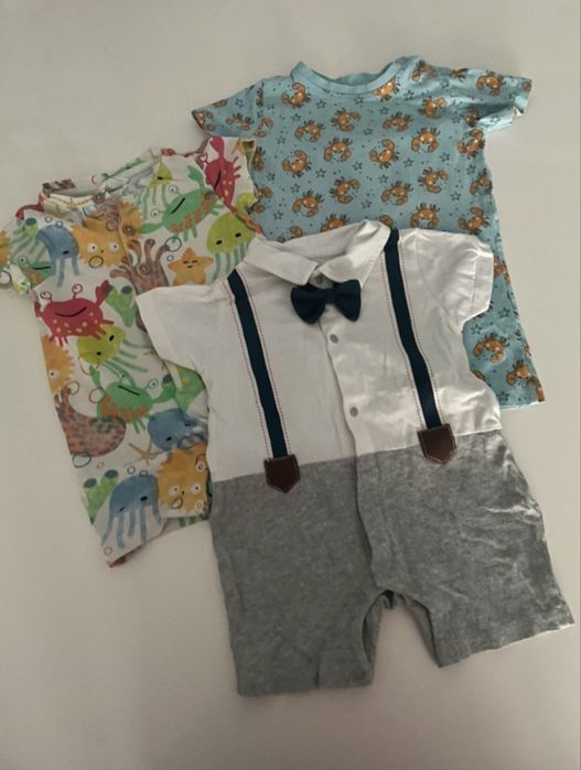 Zestaw rampersów niemowlęcych