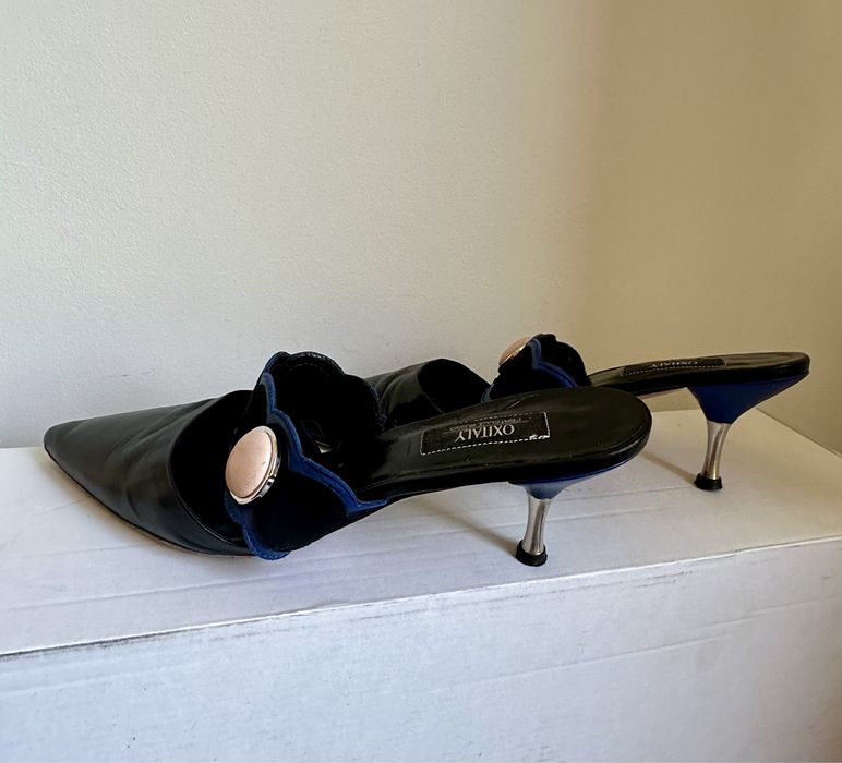 Eleganckie klapki na obcasie