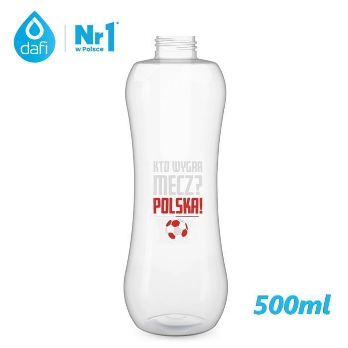 Zestaw 3x Butelka Filtrująca Dafi 500ml filtr nakrętka dla kibica