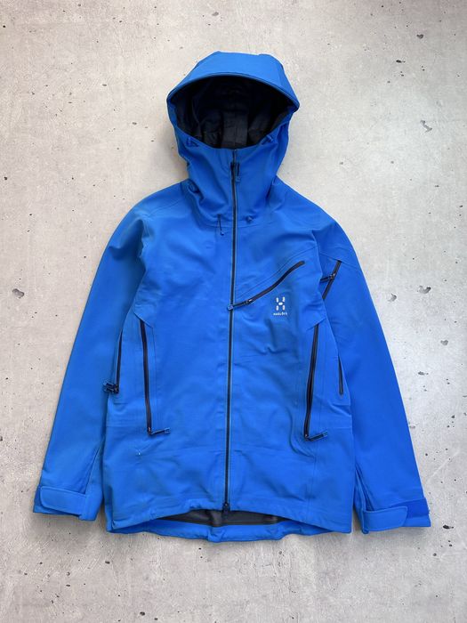 Haglöfs couloir pro gore-tex jacket blue men’s s softshell ski shell haglofs original чоловіча лижна трекінгова куртка хаглофс гортекс оригінал