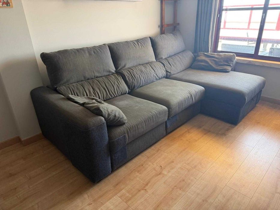 Sofá IKEA ESKILSTUNA 3 lugares c/chaise longue