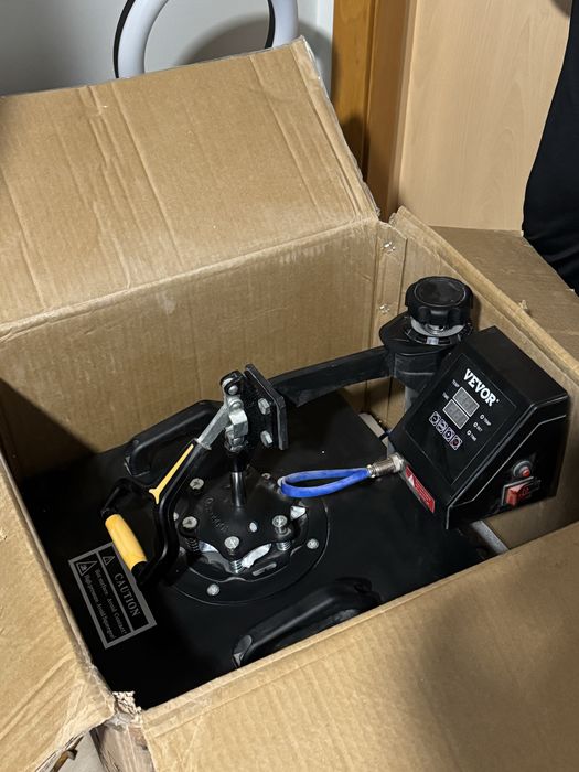 Máquina prensa termica nova