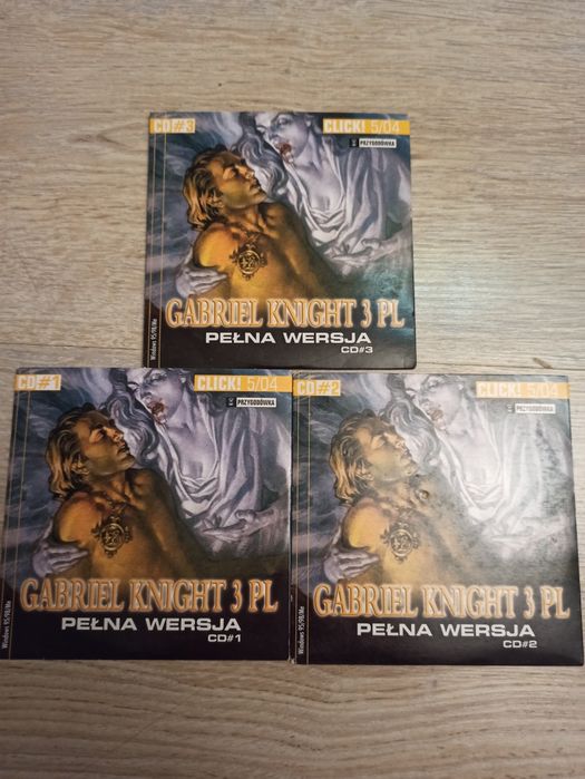 GABRIEL KNIGHT 3 - polskie wydanie CLICK! 5/04 stara gra komputerowa