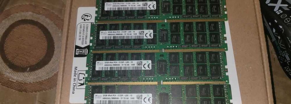 64GB SK hynix ECC DDR4 213ЗP-LD0-10 PC4-17000RReg серверна 2шт по 32GB