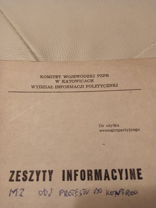 Zeszyty informacyjne PZPR