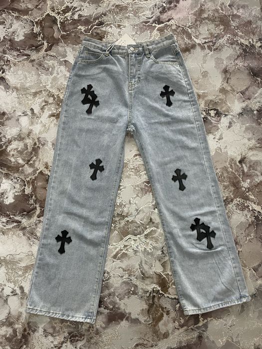 Джинсы Chrome Hearts  Женские Жіночі джинси Хром хартс