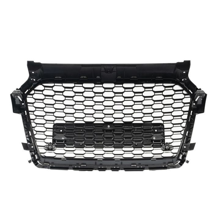 Grelha frontal AUDI A1 8x 2015-2018 RS1 look em preto piano brilhante em plástico ABS
