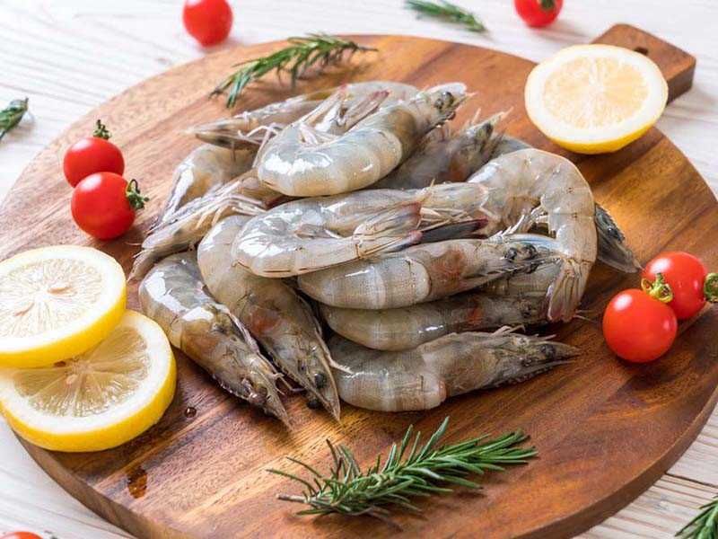 Креветка Ваннамей 70\80,сира, з гол., в панц.(ціла) 1кг