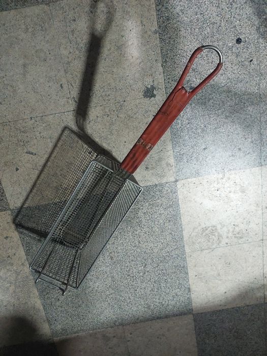 Cesta para fritar aço inox