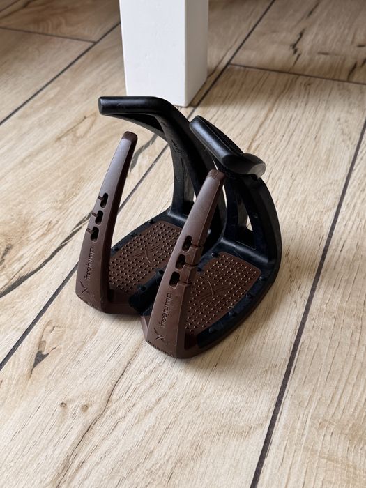 Strzemiona Freejump Soft’Up Lite brązowo-czarne stan bardzo dobry