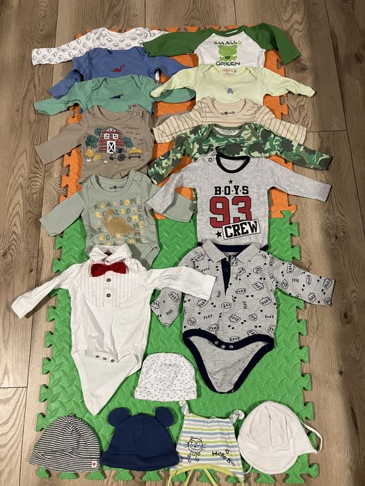 Body z długim rękawem dla chłopca r.56/62