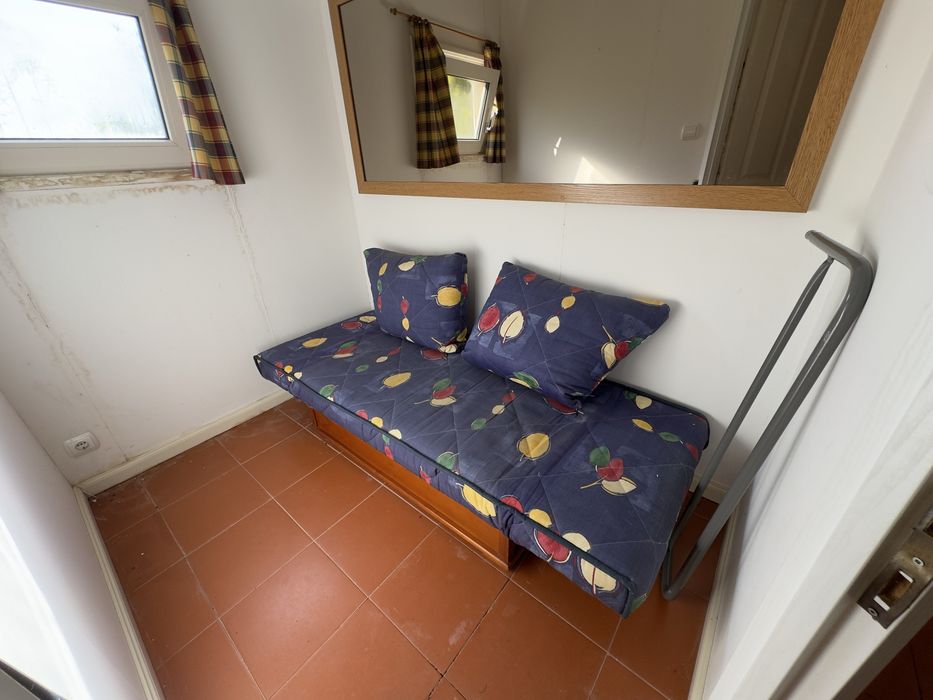 Sofá Cama 180cm Individual com Arrumação
