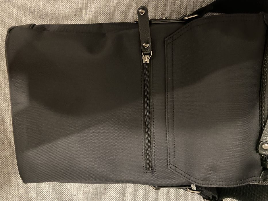 Torba męska listonoszka czarna Bevers skóra