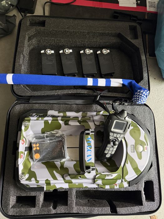 Łódka zanętowa Boatman vulcan pro gps echosonda 4x bateria sztyca boatman