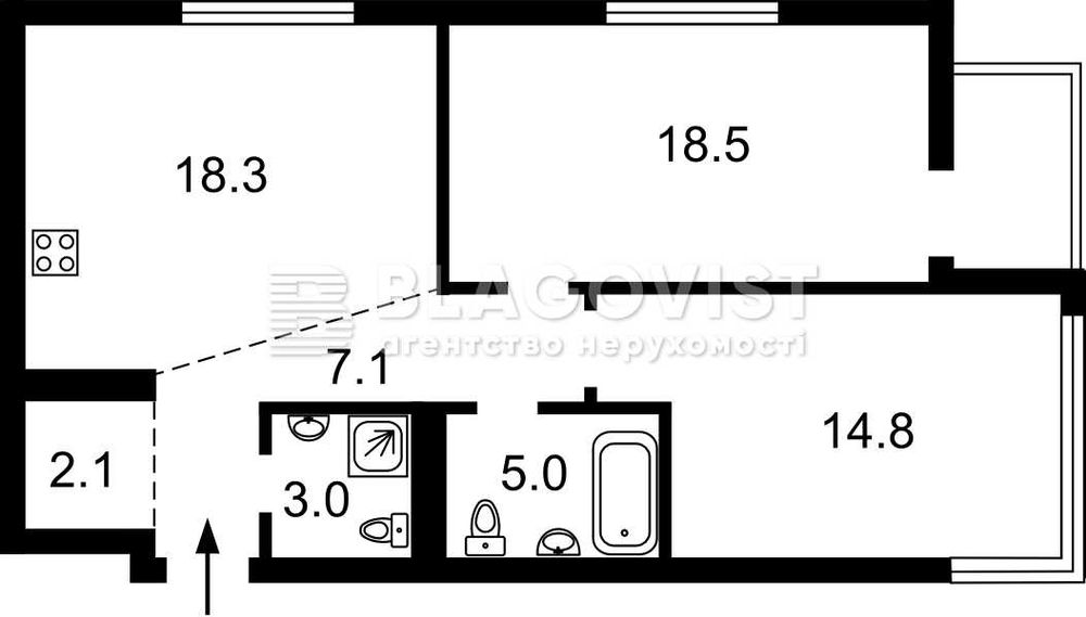 2-кімнатна квартира за адресою вул. Замковецька (площа 69 м²) - Atlanta.ua - фото 4