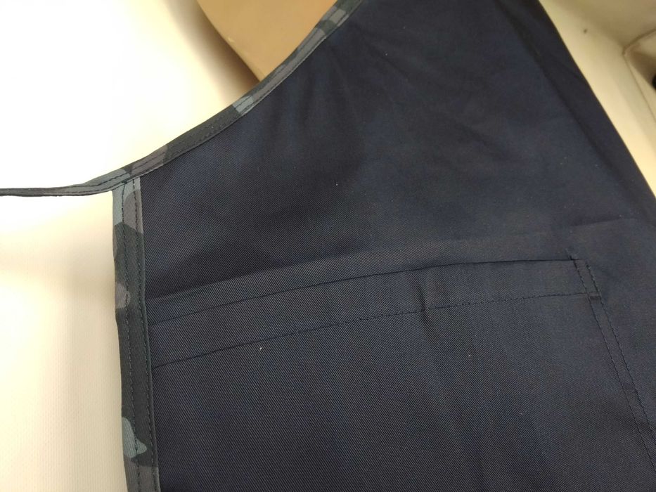 Фартук синий из плотного материала размер 4XL