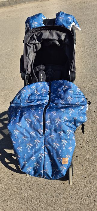 Прогулянкова коляска Cybex Beezy + багато подарунків, літня Mommy made