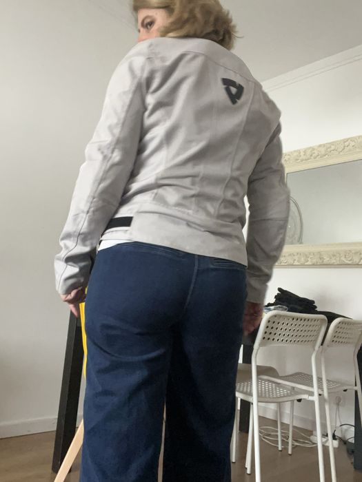 Casaco Motard REV’IT Mulher Tamanho 38 com Proteções (Como Novo)