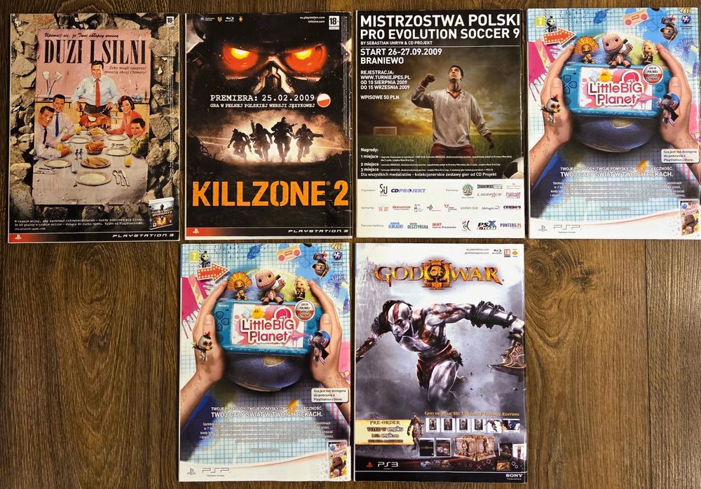 Unikalny zestaw 6szt. PSX Extreme (2009 i 2010) – Batman, Mass Effect