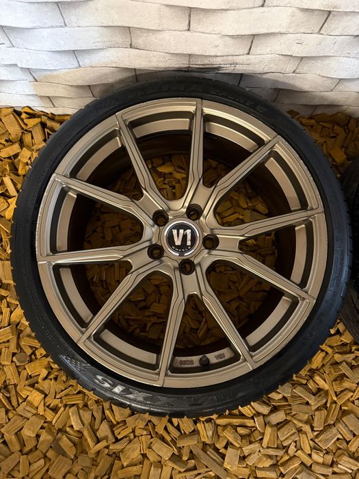 Felgi koła 19 cali v1 letnie 7mm 5x112 vw audi seat skoda golf a3 a4 leon