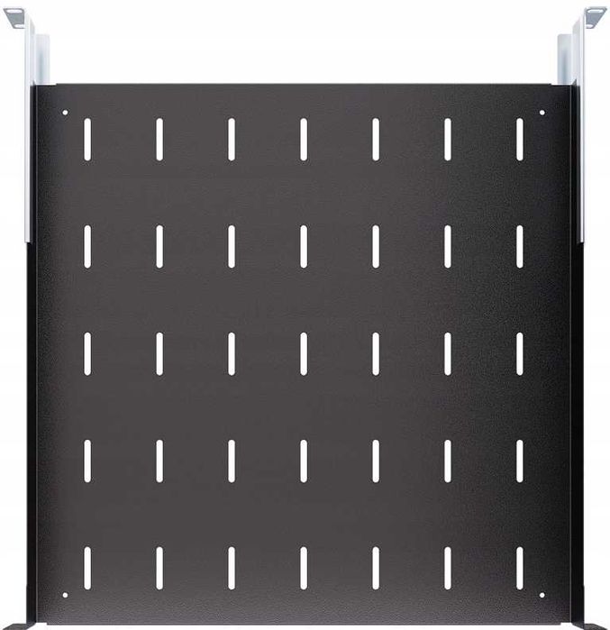 Półka RACK 19" 1U 450mm Regulowana 450-610 mm do Szaf RACK Stalflex