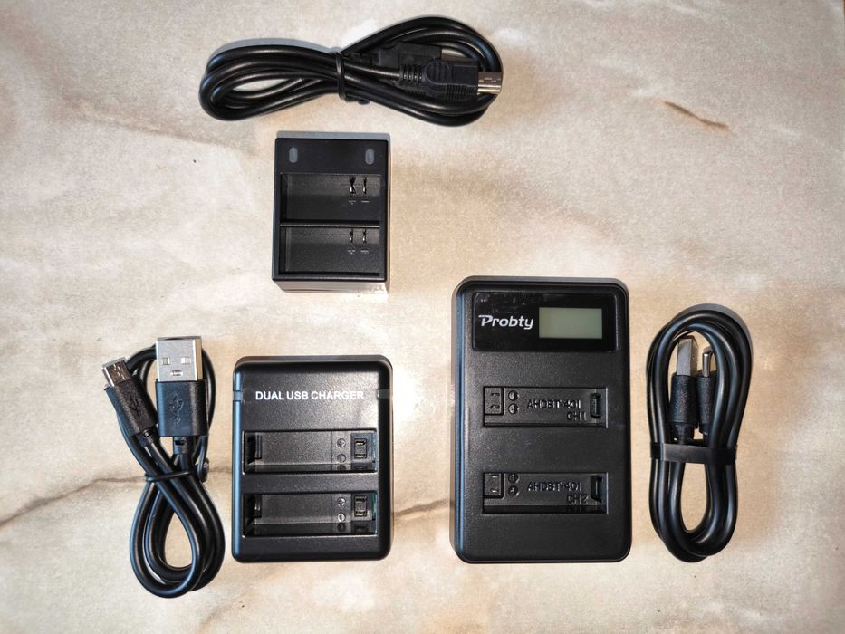 зарядка для акб GoPro 3 4 EKEN SJCAM pg1050 sj4000 sj5000 и др.