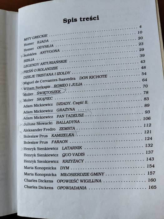 Opracowania lektur