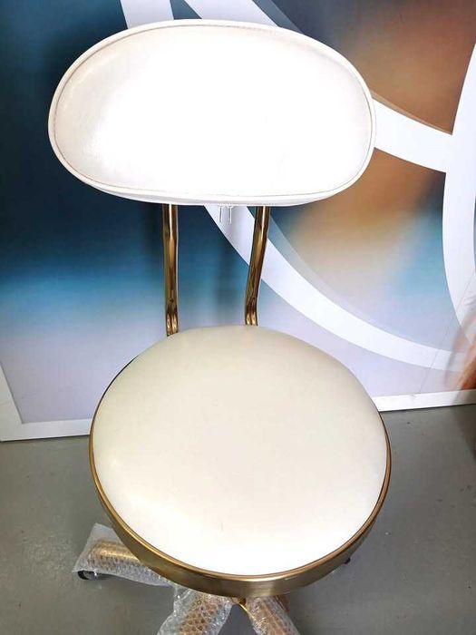 Cadeira de Manicure Douradas - NOVAS