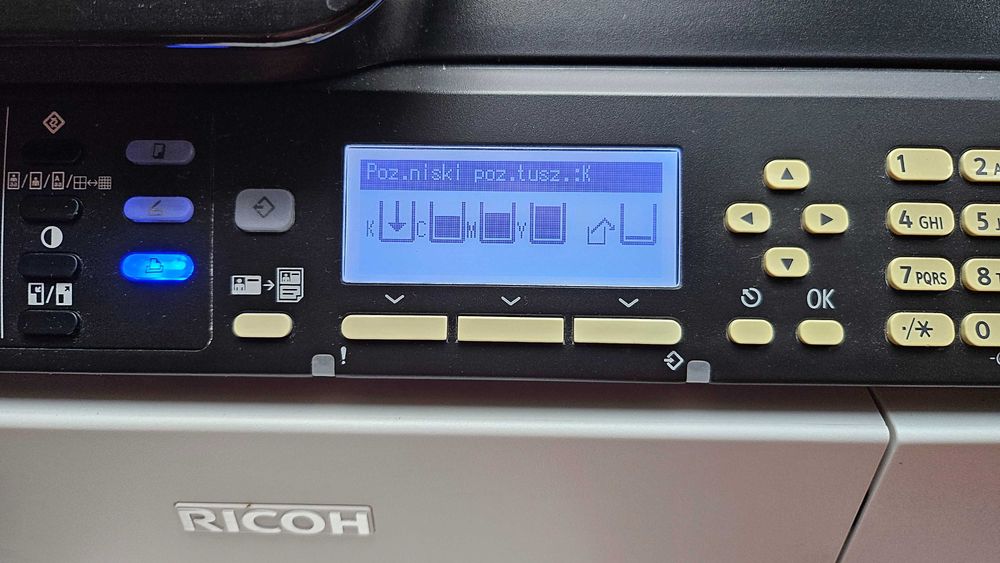 Drukarka urządzenie wielofunkcyjne skaner Ricoh Aficio SG3100FNW kolor