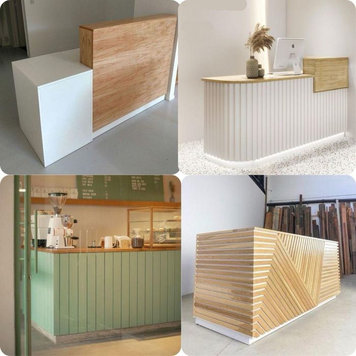 Bancadas, balcões e mobília profissional