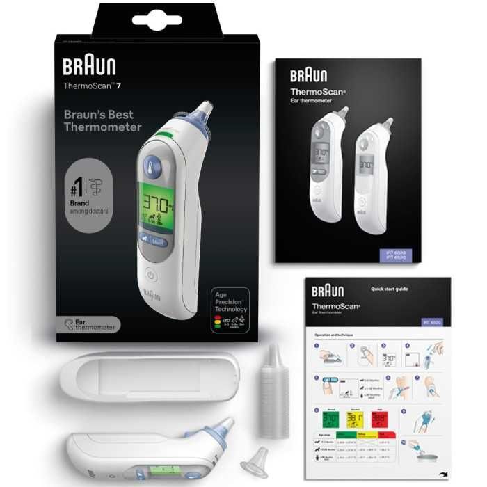 POWYSTAWOWY / termometr do ucha BRAUN IRT6520 THERMOSCAN 7
