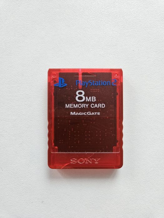 Karta Sony 8 MB Czerwona  ps2