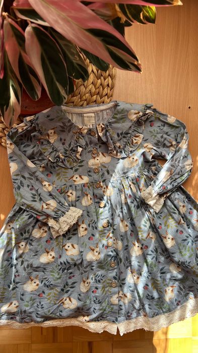 Сукня дитяча room 27 для дівчинки 98 розмір 3 роки блакитна святкова