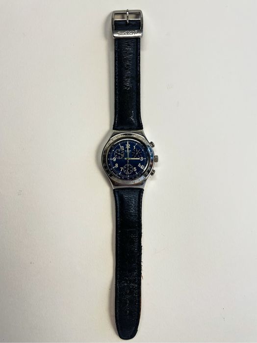 Relógio Swatch Irony Crono - Secret Agent - YCS401G - Vintage/Retro