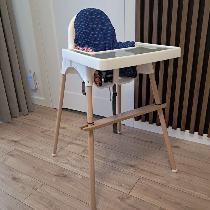 Krzesełko do karmienia Ikea. Doposażone. Jak nowe!