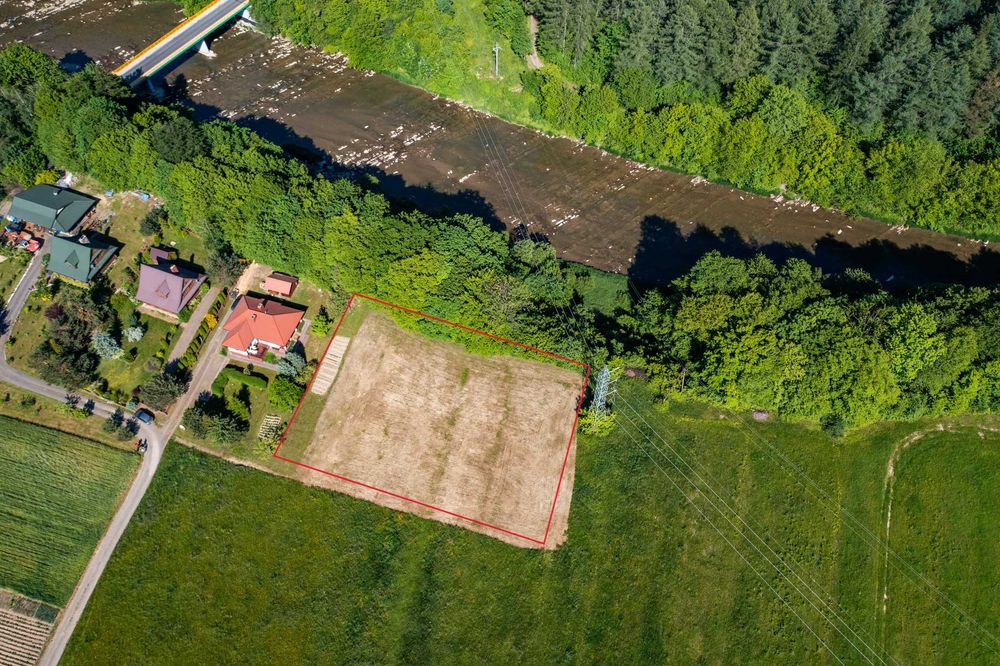 Działka nad rzeką, Bieszczady, Bukowiec, gmina Solina