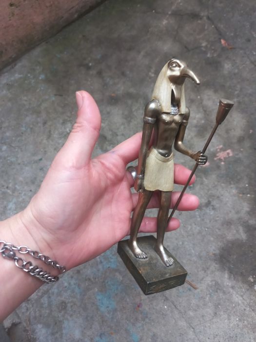 Єгипетська статуя Тота: Бог мудрості, антикварне оздоблення