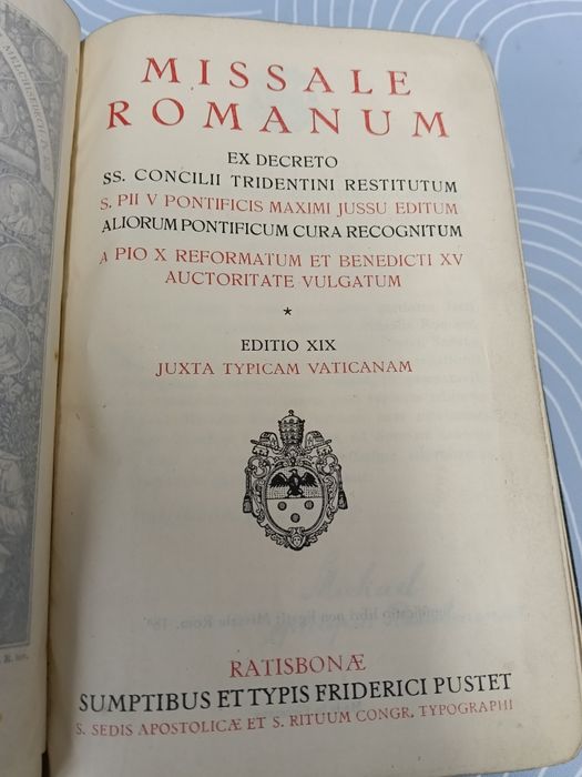 Mszał rzymski po łacinie 1936