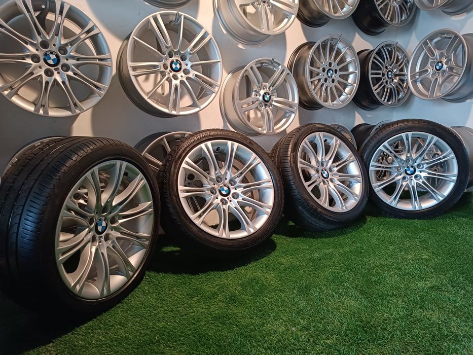 Jantes 18 bmw Style 135 originais pack M Pneus 245/45/18 Tudo como nov