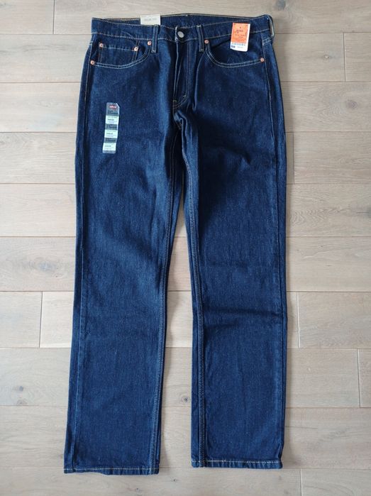 Oryginalne spodnie jeansowe Levi's Strauss 514 Straight nowe 1/3 ceny!