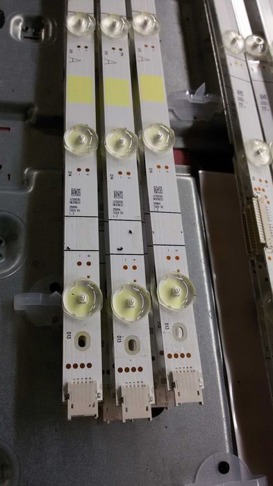 kit completo de ledes multicanal tv led hisense 65u7qf