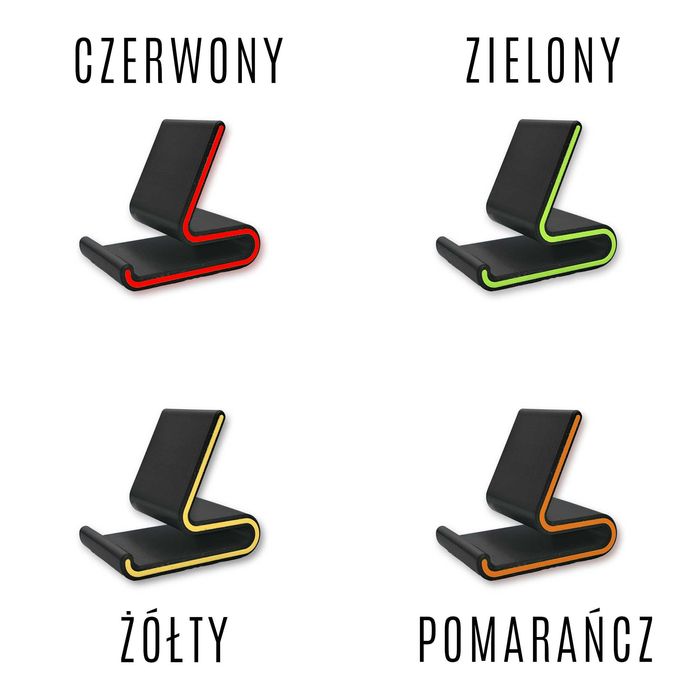 Nowoczesna podstawka na telefon | Różne kolory - 2 sztuki