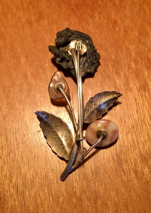 ALFINETE ARTESANAL - antigo - dimensões: 6,7 x 3,5 x 1 cm/s