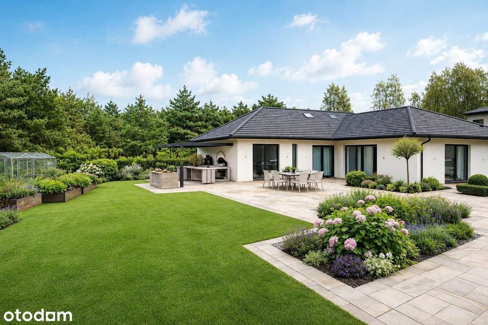 Nowoczesny dom parterowy 293 m² | działka 3022 m² | Radonie