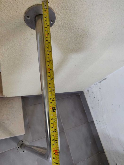 Corrimão de apoio para escadas de aço inox