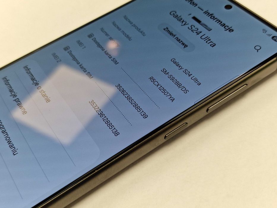 Samsung Galaxy S24 ULTRA/ 12GB/ 512GB/ Titanium Black/ Grade A- + ładowarka/ Gwarancja